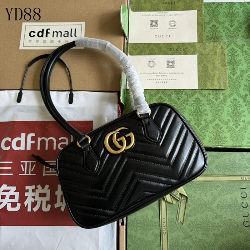 Gucc1 GG Marmont Mini Top Handle Bag