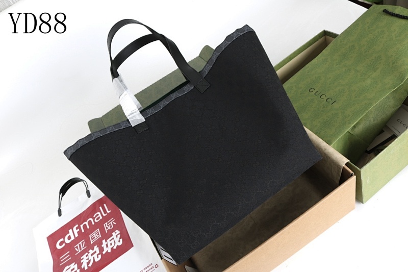 Gucc1 YD88 Tote Bag with Signature Monogram