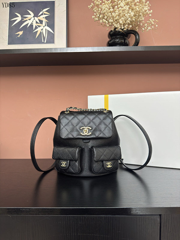 cover-228737474 CHANELL YD85065 AS3860# Quilted Leather Backpack