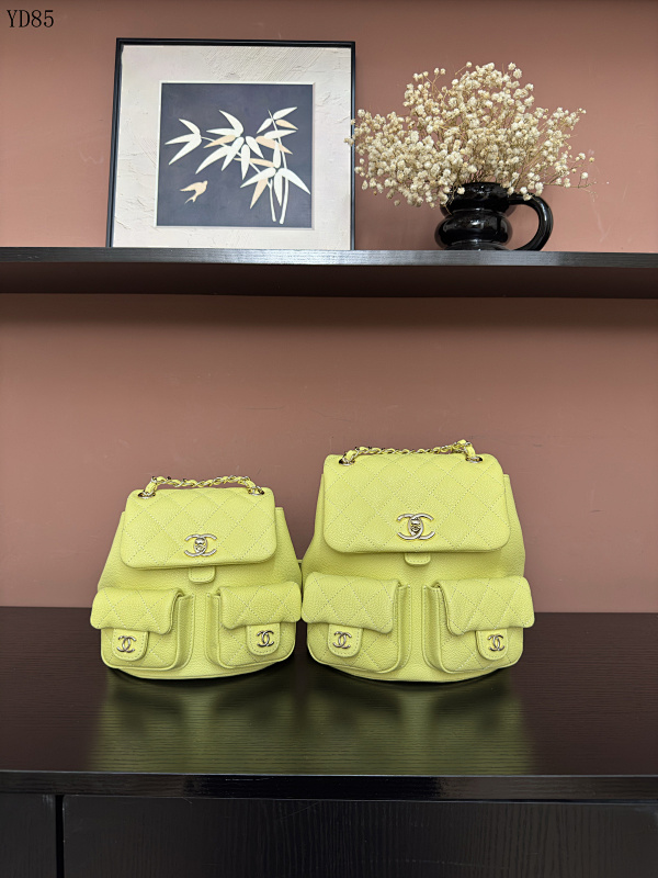 CHANELL YD85065 AS3860# Caviar Leather Flap Bag