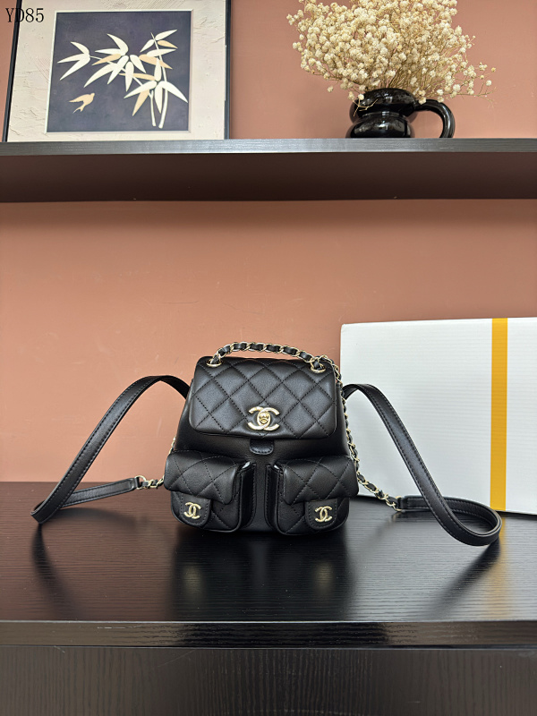 CHANELL YD85064 AS3787# Quilted Leather Backpack