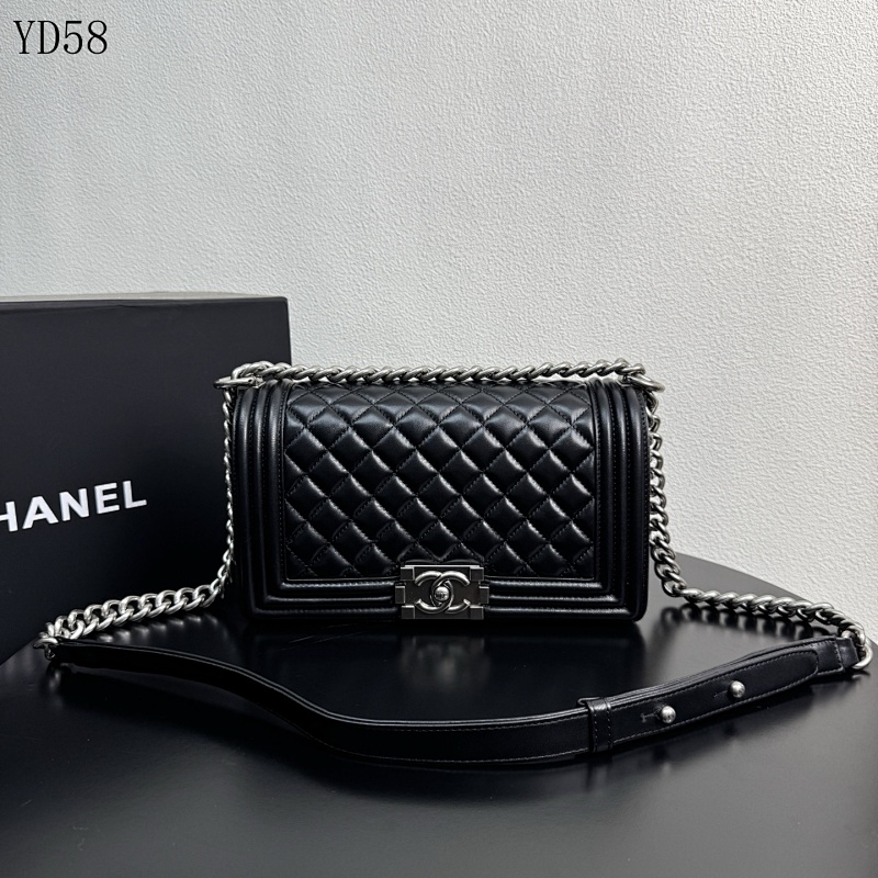 CHANELL YD5855 Quilted Leather Flap Bag