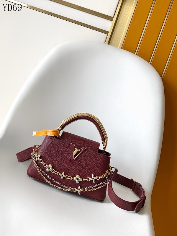 cover-232122128 LVutton YD69 Capucine Bag in Burgundy