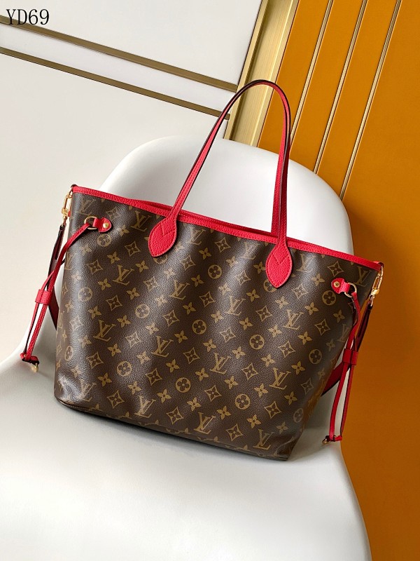 cover-232126769 LVutton Neverfull Bandoulière Inside Out Medium Tote