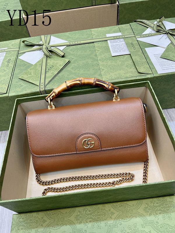 Gucc1 YD15 Bamboo Handle Bag