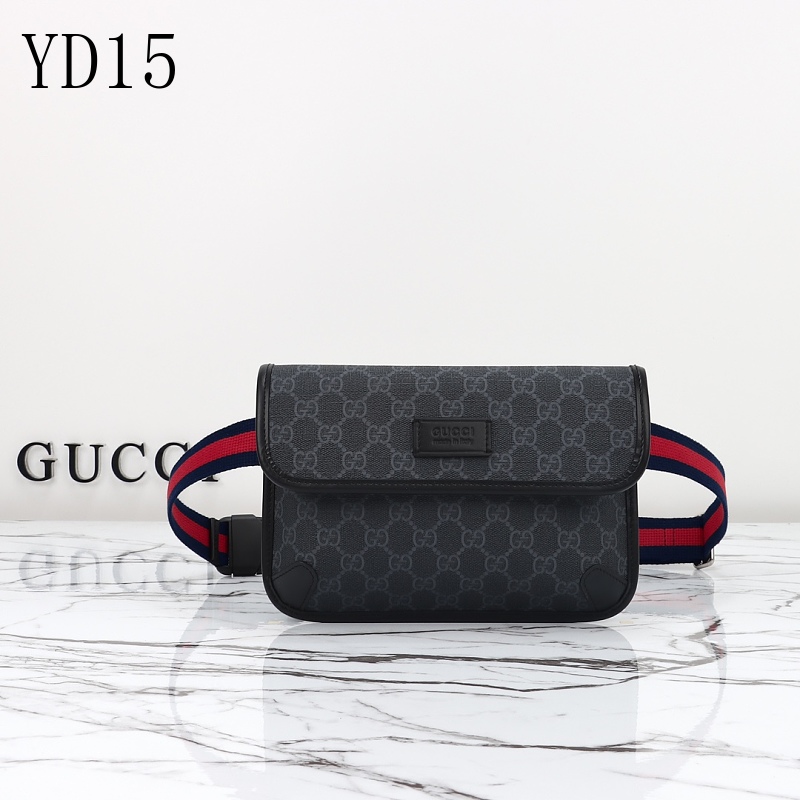 cover-233160039 Gucc1 YD15 Belt Bag in Black GG Supreme Canvas