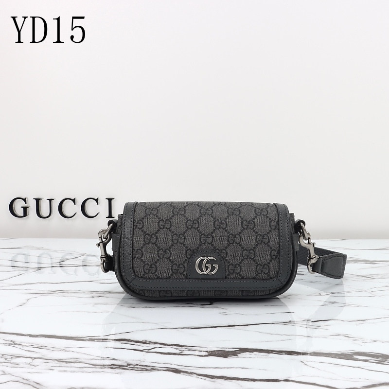 Gucc1 YD15 Belt Bag - GG Supreme Canvas Crossbody