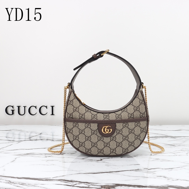 Gucc1 YD15 GG Marmont Hobo Bag