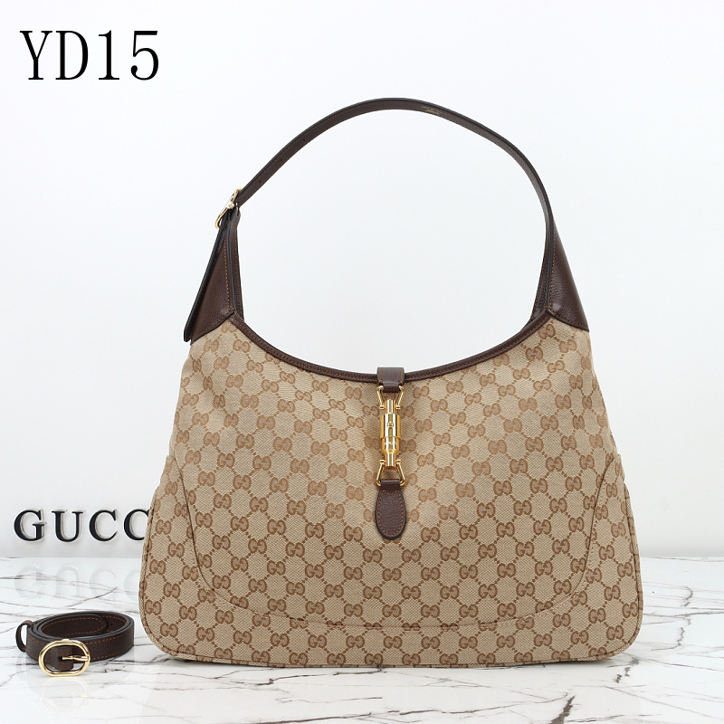 cover-233160950 Gucc1 YD15 Hobo Bag in Beige GG Supreme Canvas