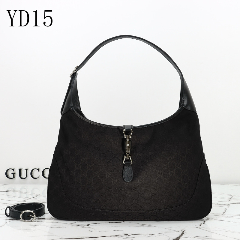 Gucc1 YD15 Canvas Hobo Bag