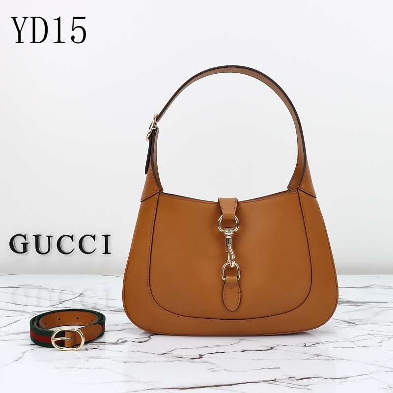 Gucc1 YD1565 Leather Shoulder Bag