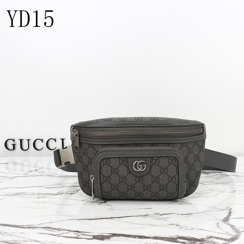Gucc1 YD15 Belt Bag in GG Supreme Canvas