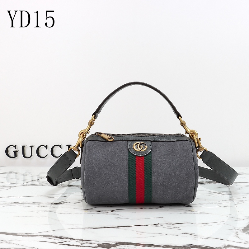 Gucc1 YD15 Ophidia Mini Bag Grey Suede