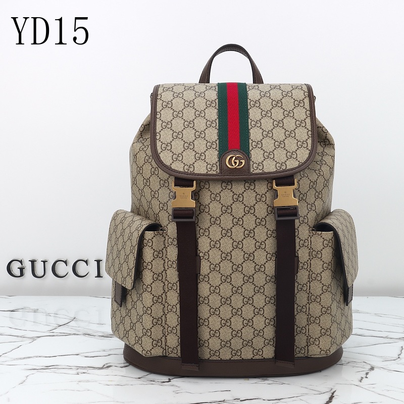 Gucc1 YD1560 Original Leather Backpack