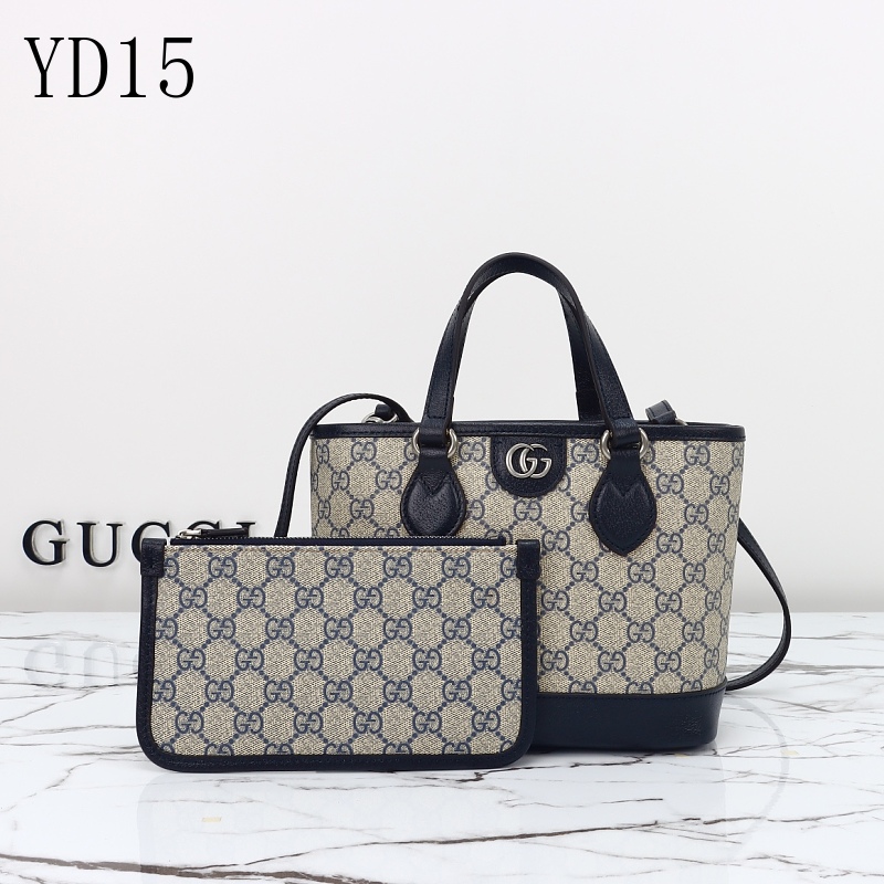 Gucc1 YD1549 GG Supreme Tote Bag