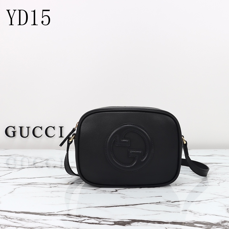 Gucc1 YD1546 GG Logo Crossbody Bag