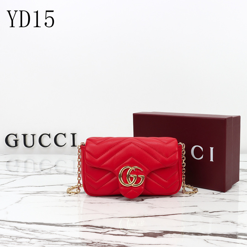 Gucc1 YD1541 Marmont Wallet on Chain