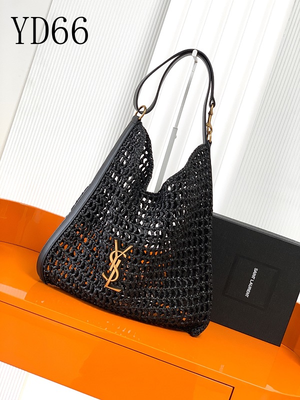 SntLaurent YD66 Crochet Leather Shoulder Bag