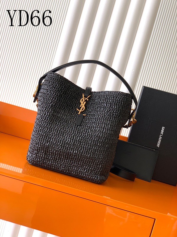 YSL YD6680 Woven Bucket Bag