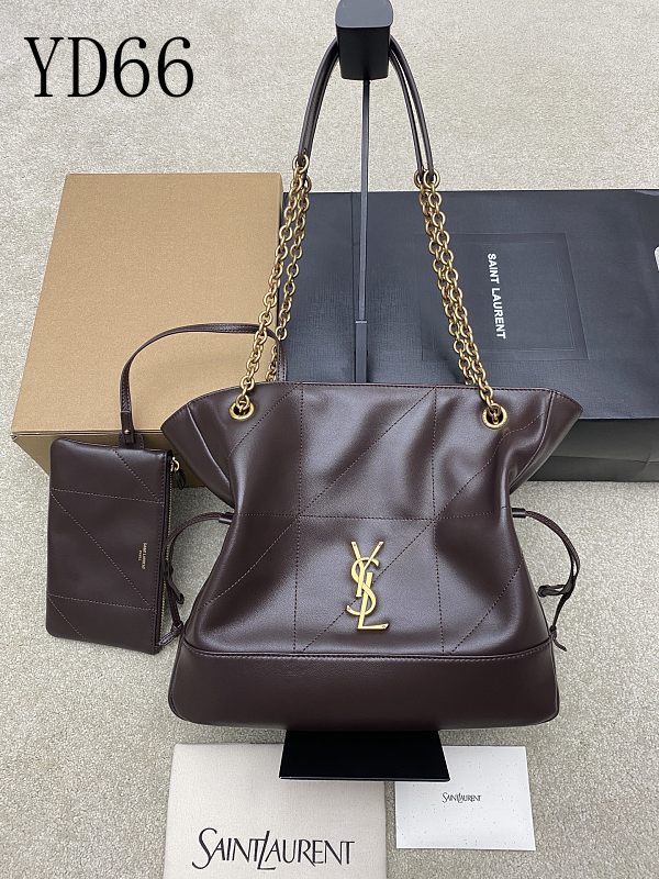 SntLaurent YD66 Jamie Small Quilted Leather Tote Bag