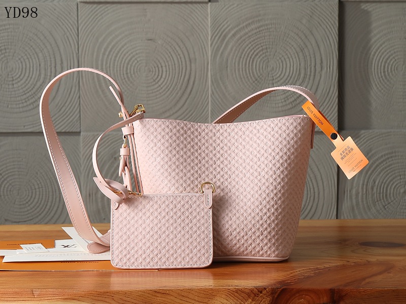 LVutton YD9854 M28886 Pink Monogram Empreinte Leather Shoulder Bag