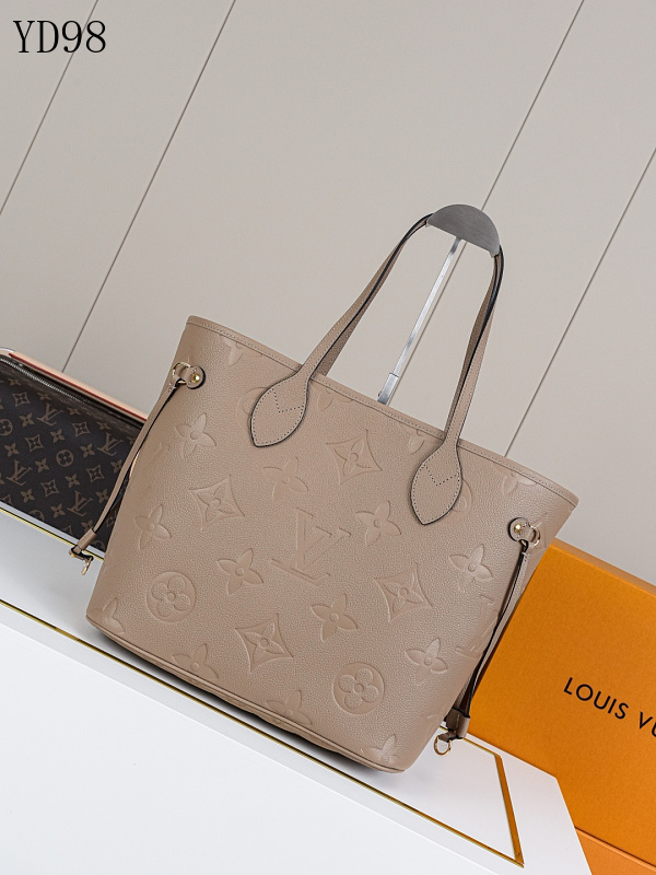 LVutton YD9863 Neverfull Medium Tote in Monogram Empreinte