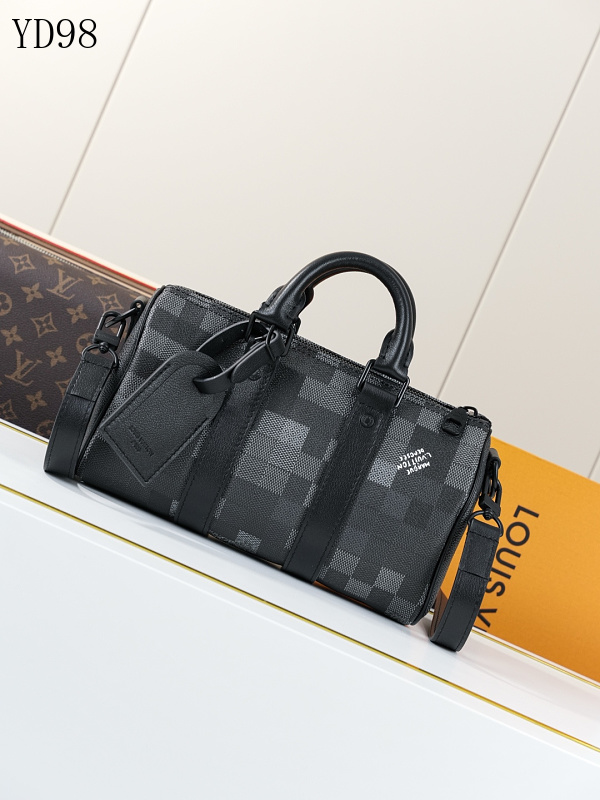 LVutton YD98 Keepall Bandoulière 25 Damoflage Black
