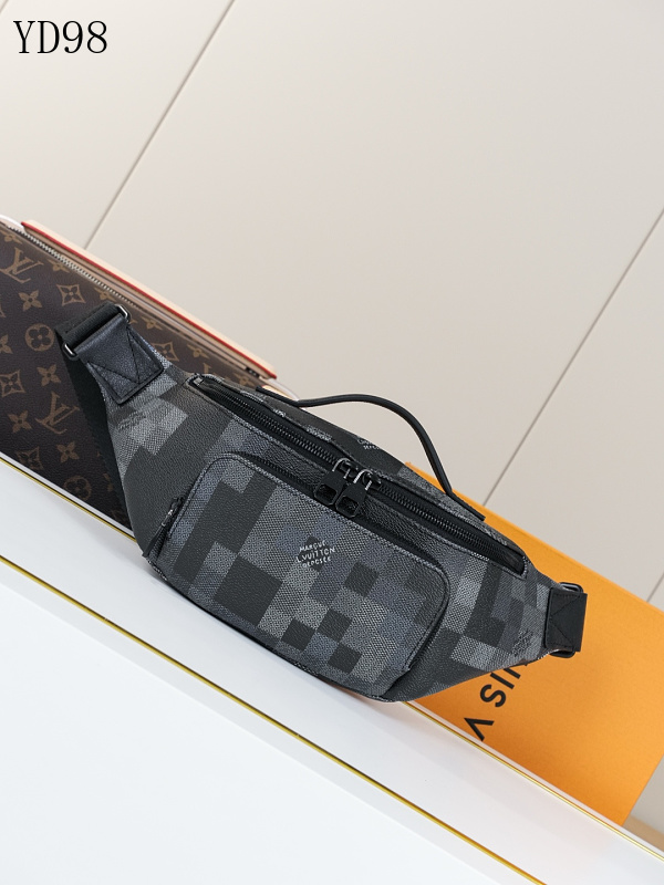 LVutton YD9852 Rush Belt Bag Damoflage Black