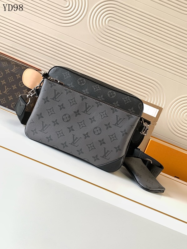 LVutton YD98 Trio Messenger Bag Monogram Eclipse