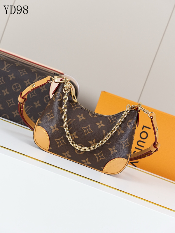 LVutton YD98 Nano Boulogne Monogram Shoulder Bag