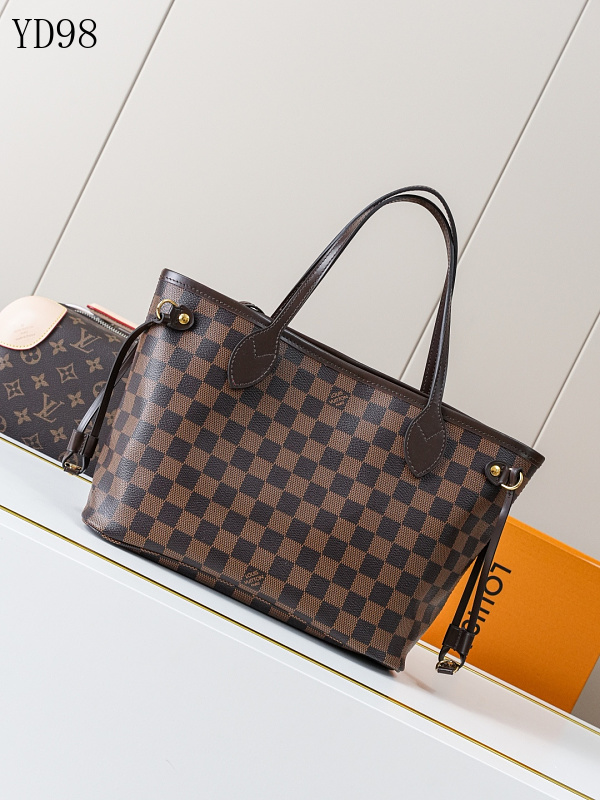 LVutton YD98 Neverfull Mini Damier Ebene Tote Bag