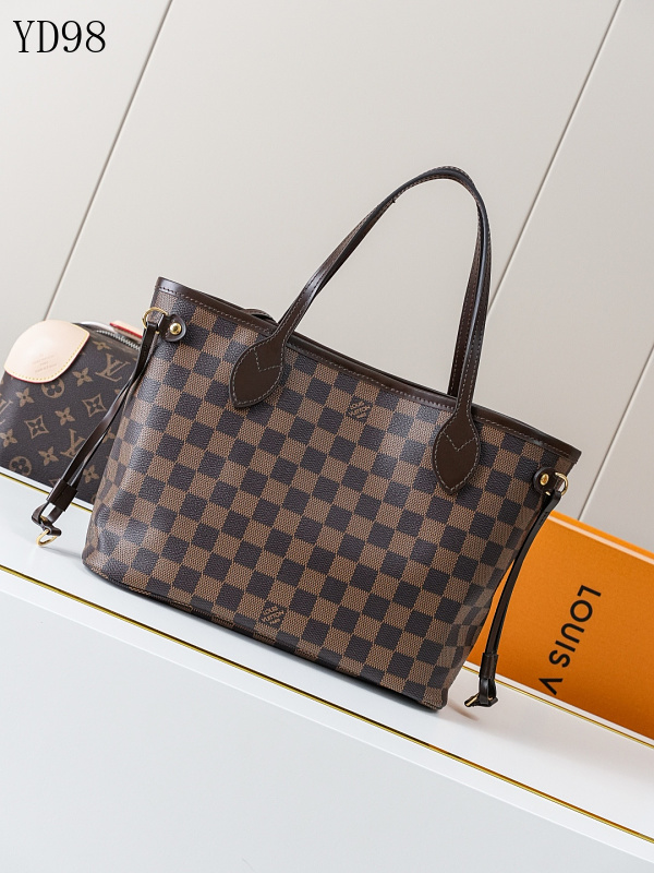 LVutton YD98 Neverfull Mini Tote Bag Damier Ebene