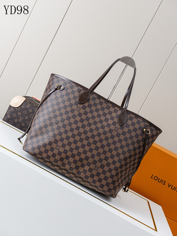 LVutton Neverfull Large Damier Ebene Tote Bag
