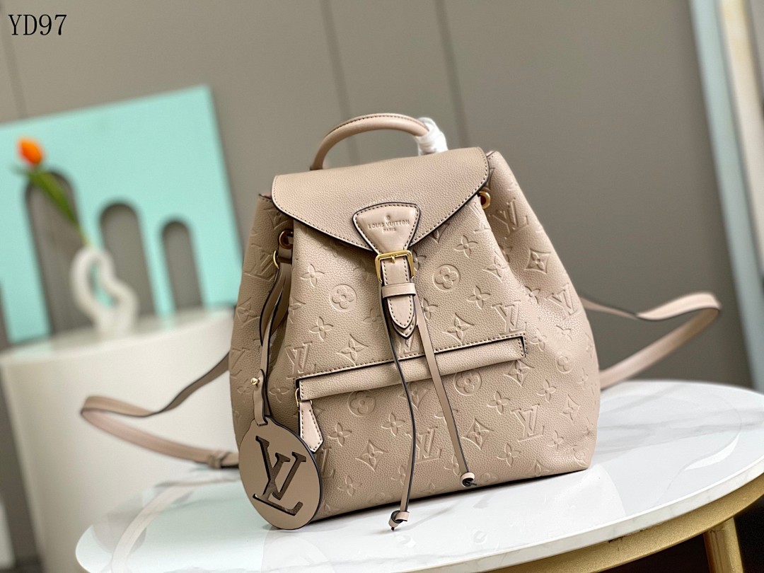 LVutton YD97058 Monogram Empreinte Leather Backpack
