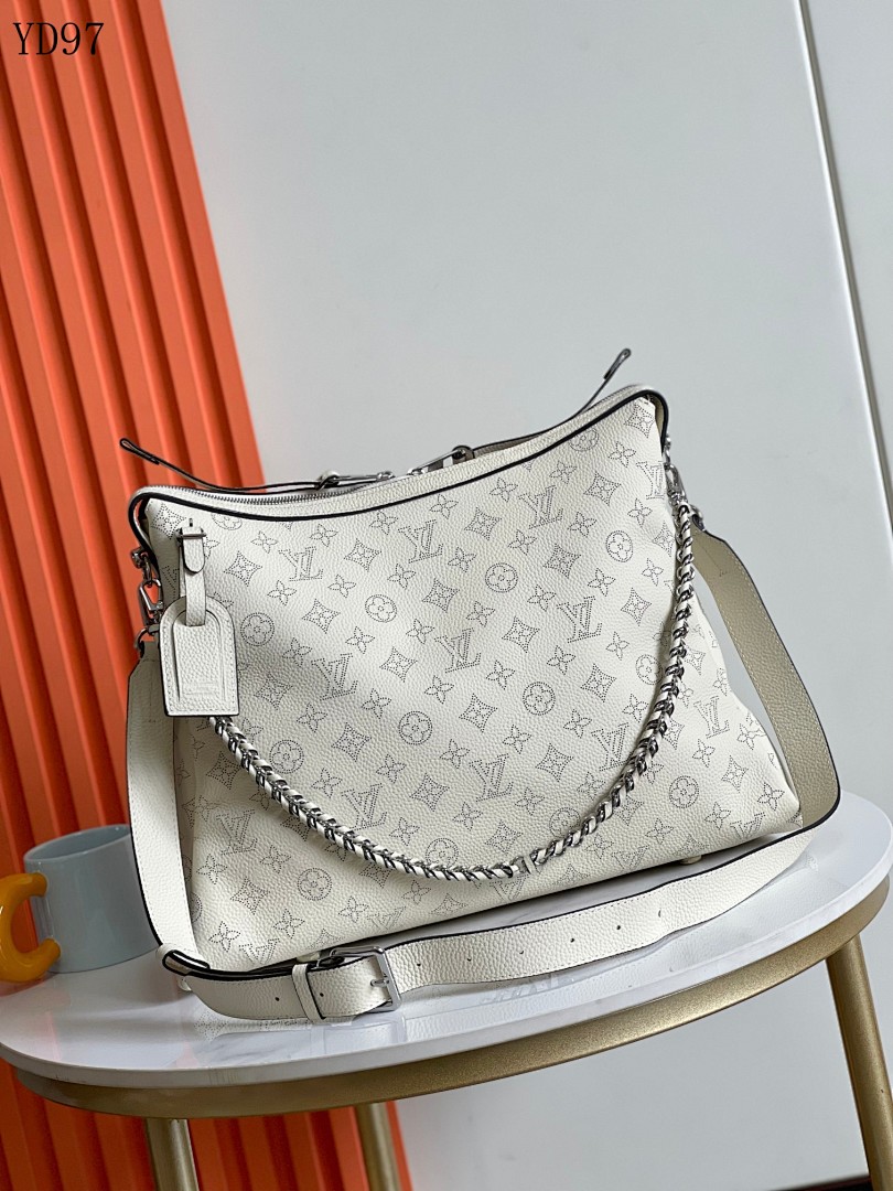 LVutton YD97060 Monogram Eclipse White Pochette Metis