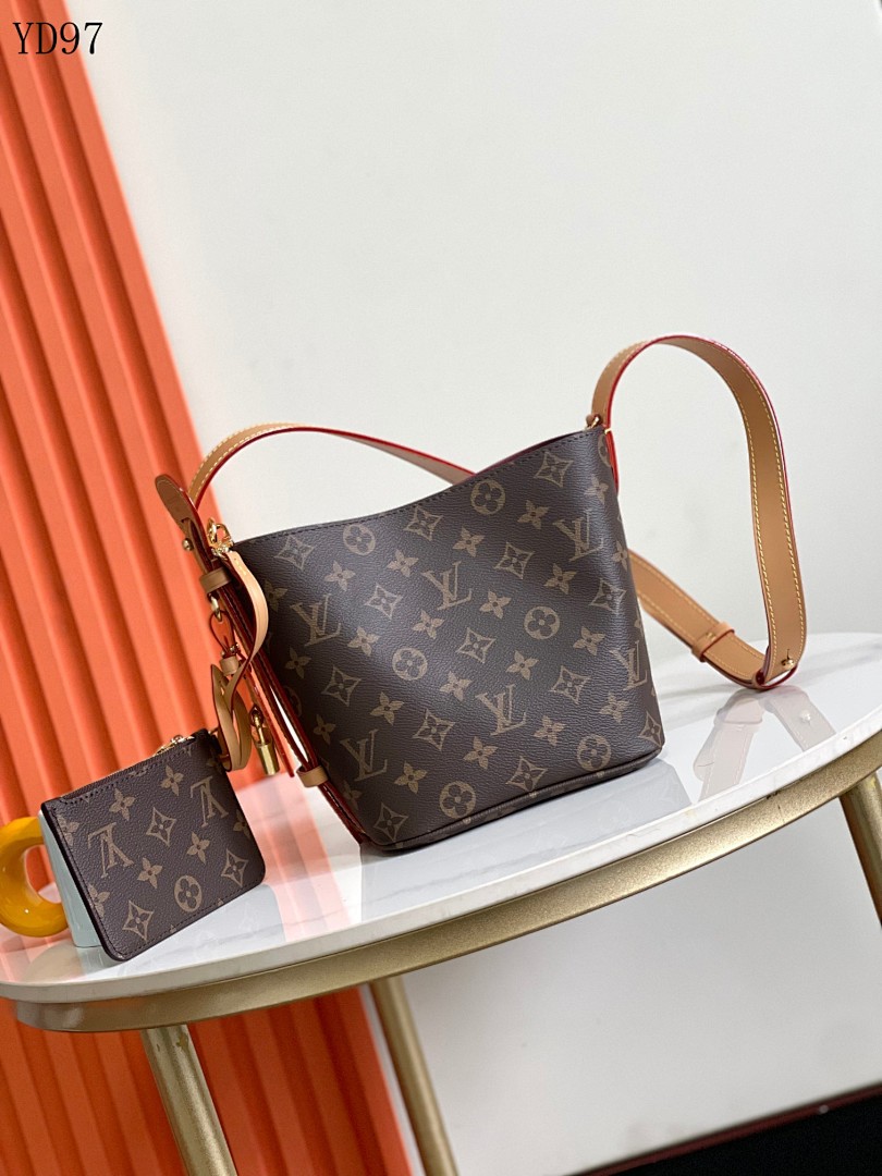 LVutton Monogram Canvas Shoulder Bag