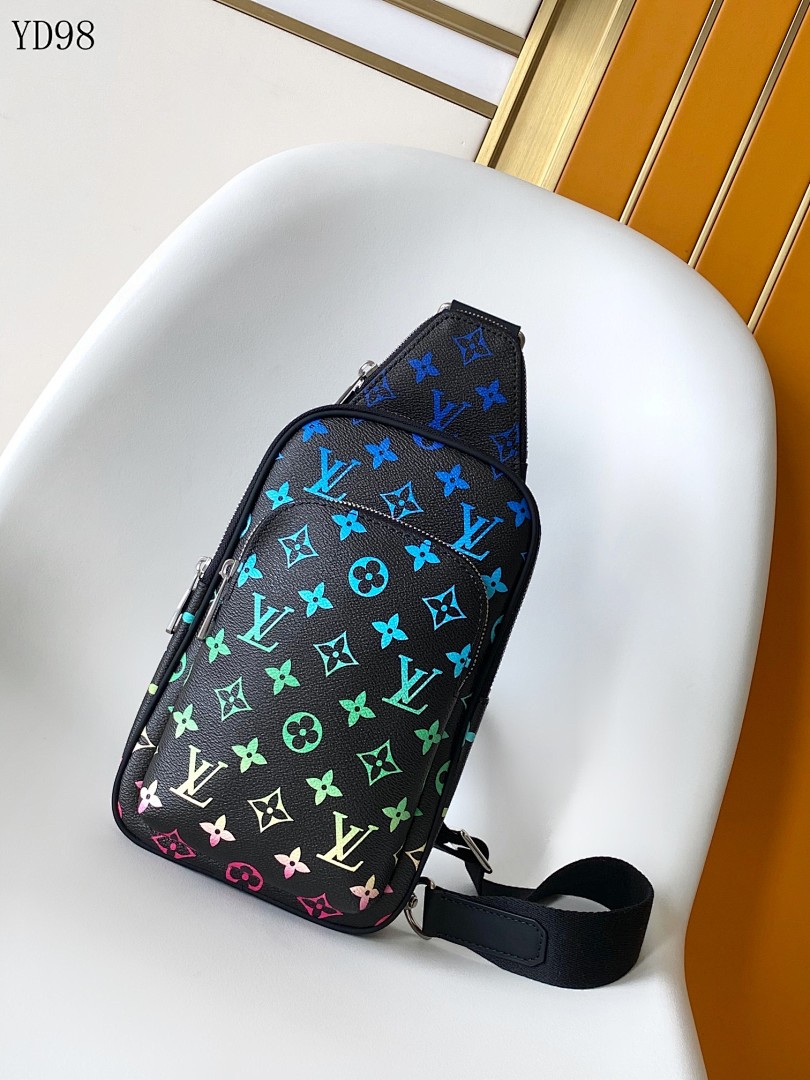 LVutton YD98062 M13963 Multi-Color Monogram Canvas Crossbody Bag