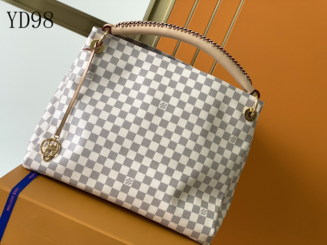 LVutton YD98055 N40253 Damier Azur Neverfull Tote