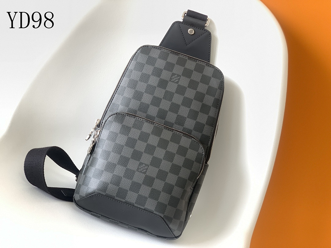 LVutton Damier Graphite Crossbody Bag 1 LVutton Damier Graphite Crossbody Bag
