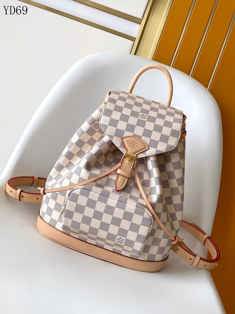 LVutton Damier Azur Keepall Duffle