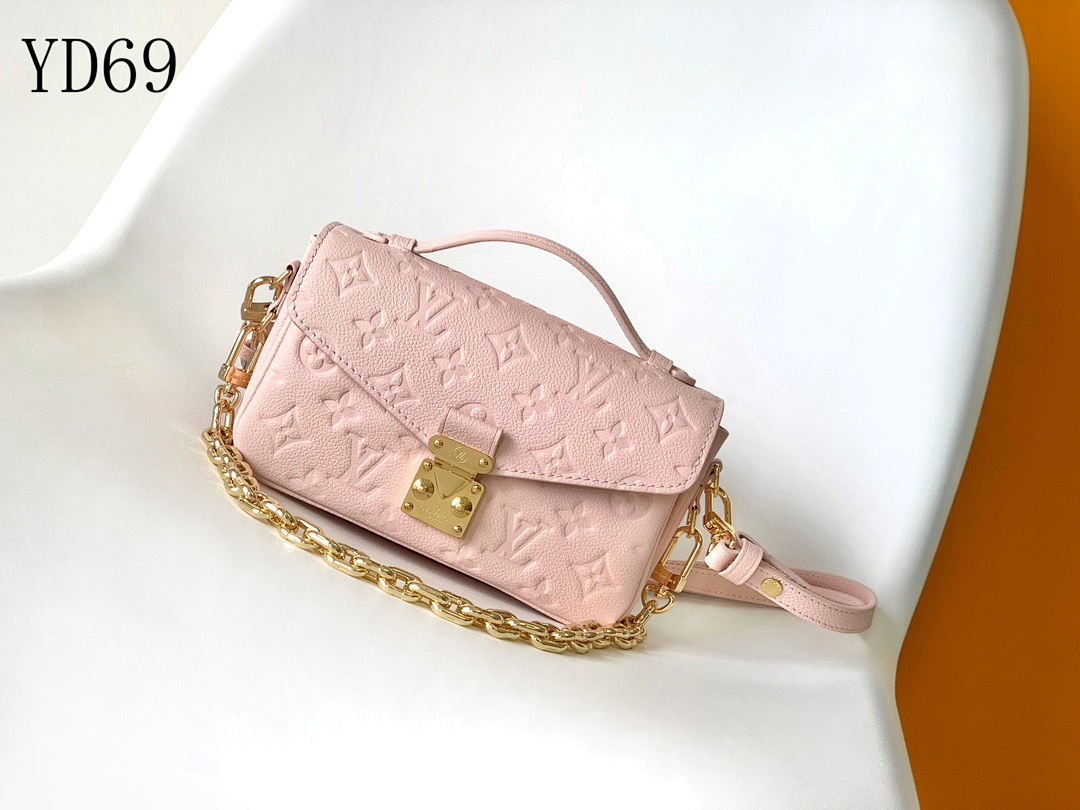 LVutton M47045 Pink Lockit Crossbody Bag 1 LVutton M47045 Pink Lockit Crossbody Bag
