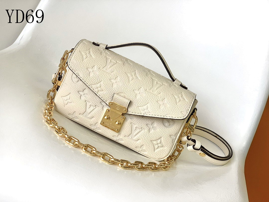 LVutton M46595 Monogram Empreinte Leather Pochette Metis 1 LVutton M46595 Monogram Empreinte Leather Pochette Metis