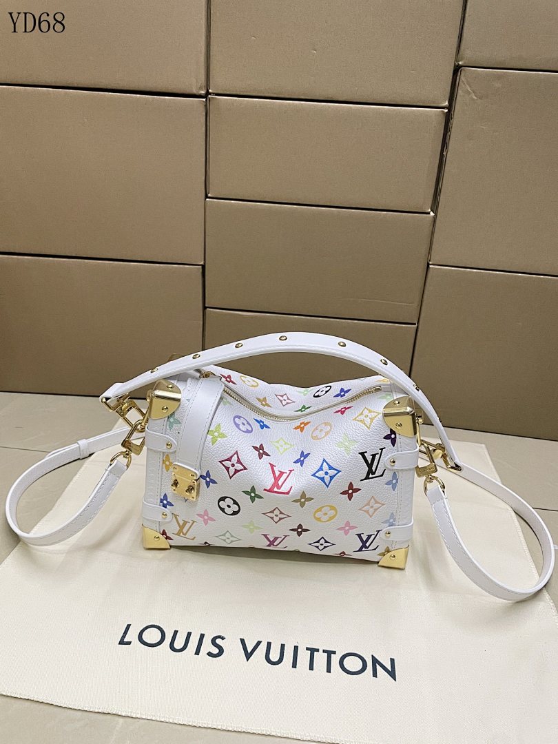 LVutton Multicolore White Monogram Canvas Pochette Metis
