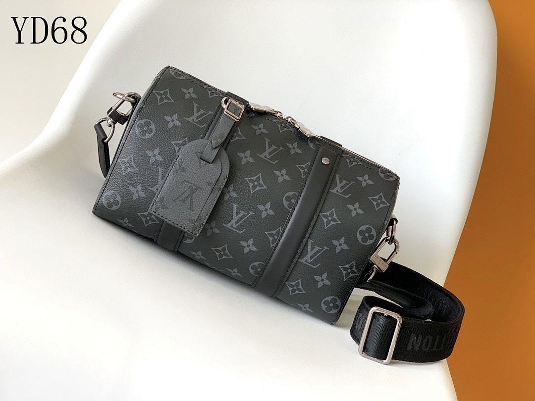 LVutton YD68048 Monogram Eclipse Keepall Bandoulière 25