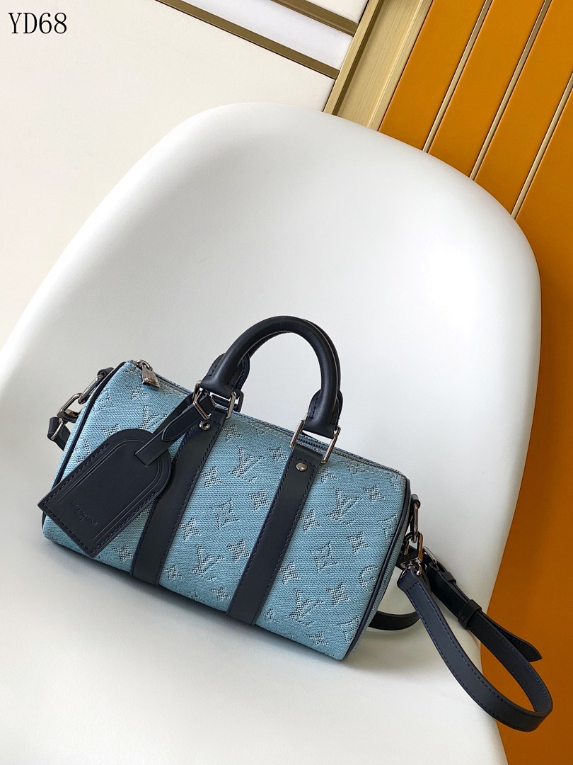 LVutton M11591 Monogram Canvas Mini Cylinder Bag 1 LVutton M11591 Monogram Canvas Mini Cylinder Bag