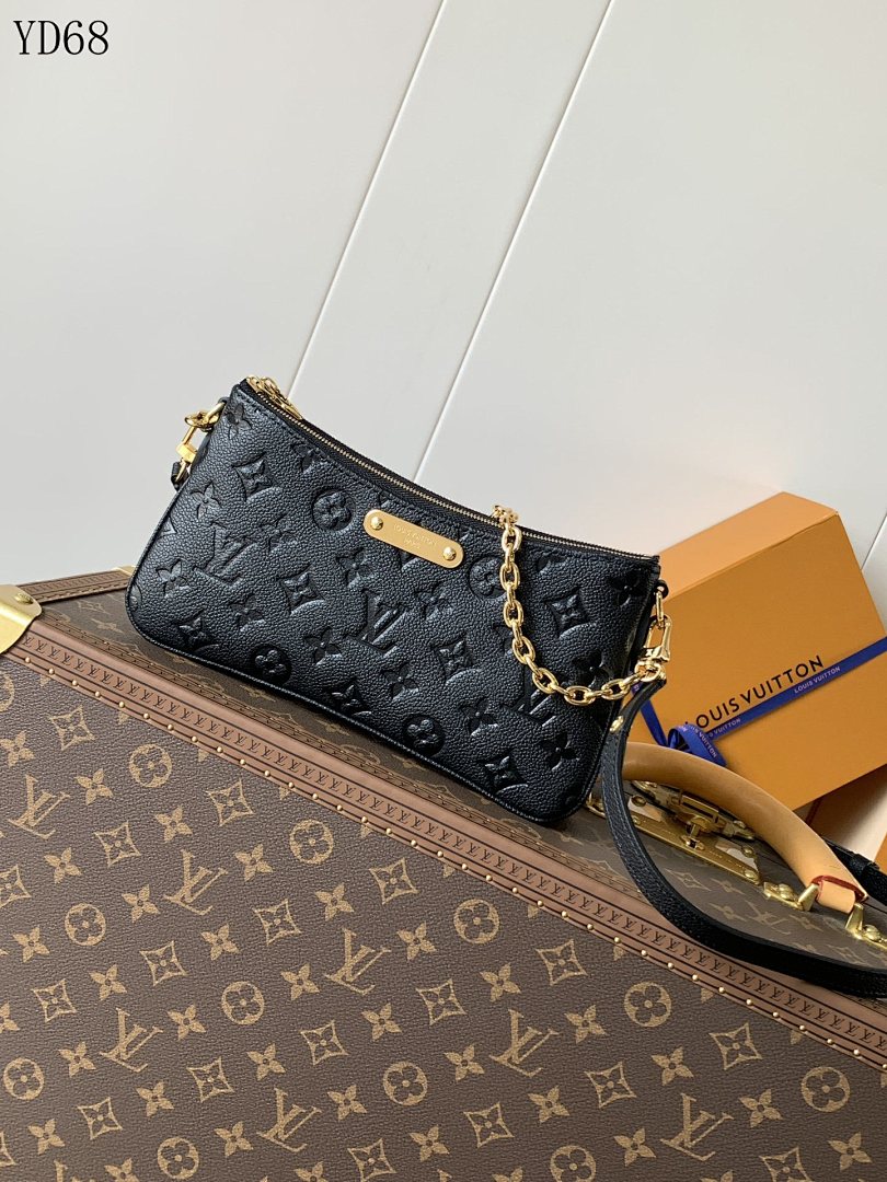 LVutton M25816 Black Monogram Empreinte Leather Pochette Metis 1 LVutton M25816 Black Monogram Empreinte Leather Pochette Metis