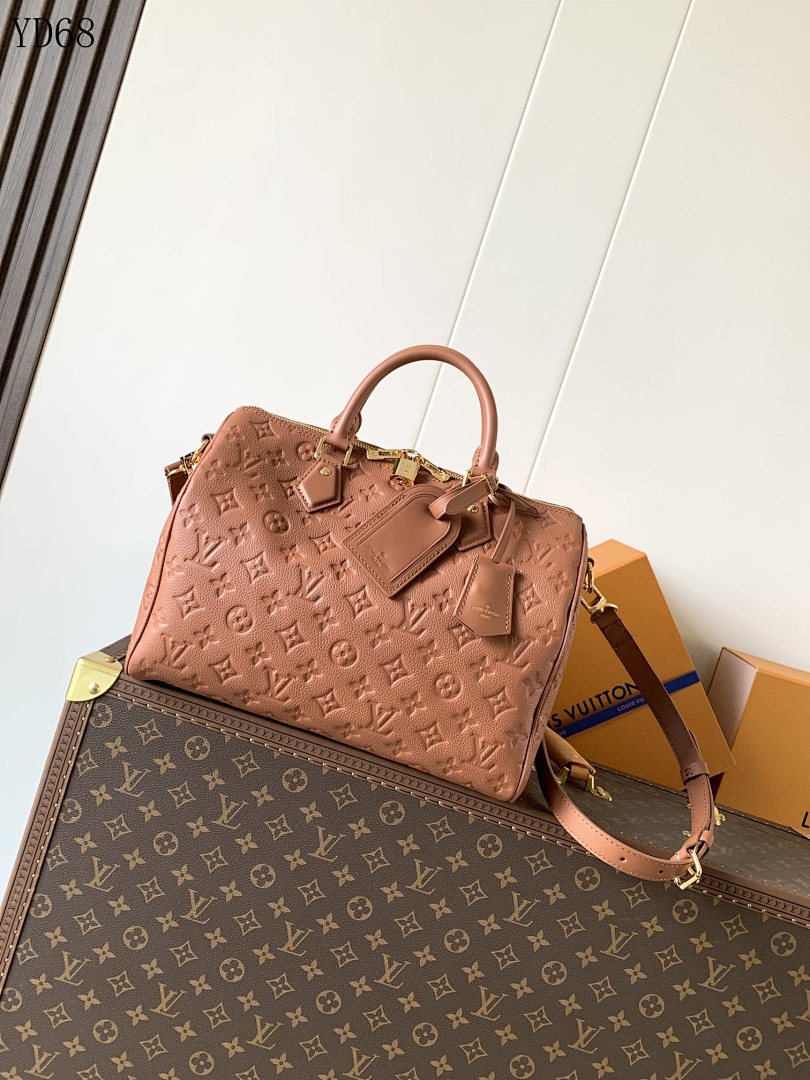 LVutton YD68078 Speedy 30 Monogram Empreinte Leather Bag