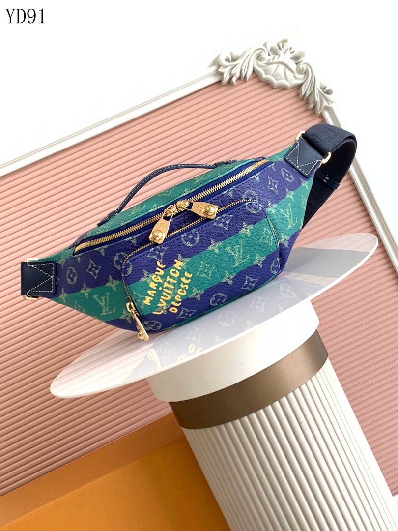 LVutton YD91055 M25783 Multicolor Monogram Canvas Crossbody Bag