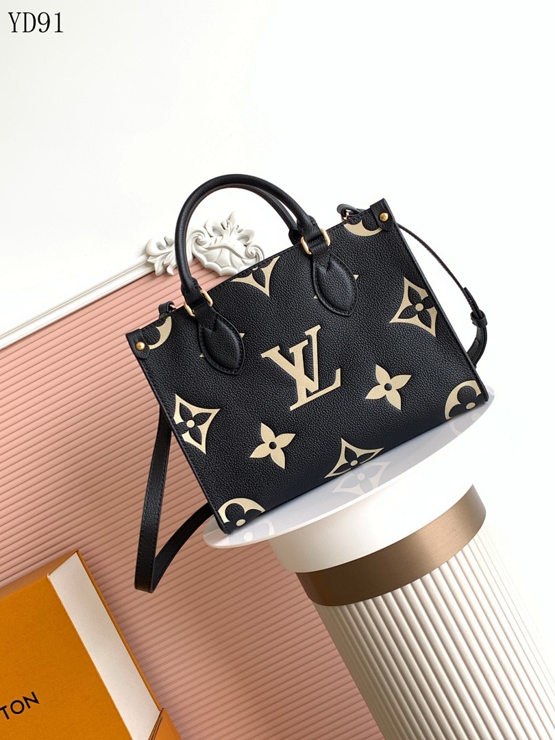 LVutton YD91058 Monogram Empreinte Leather Top Handle Bag 1 LVutton YD91058 Monogram Empreinte Leather Top Handle Bag