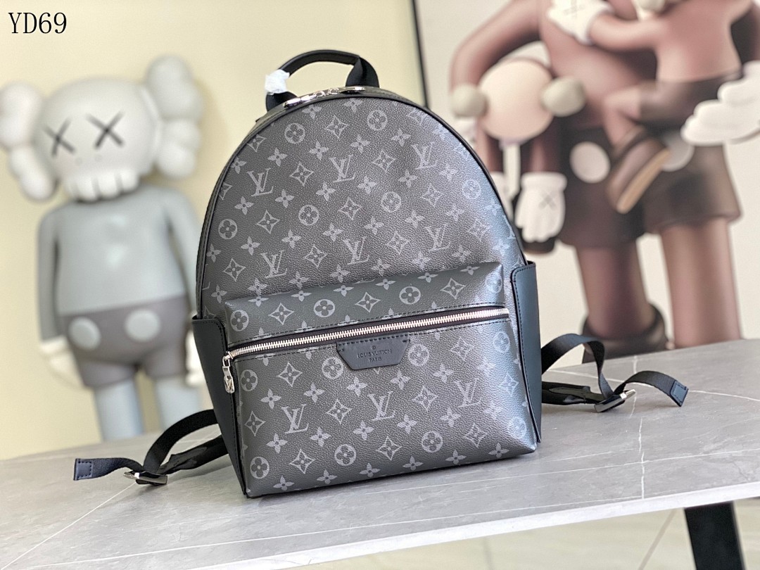 LVutton YD6957 M22558 Black Monogram Canvas Backpack